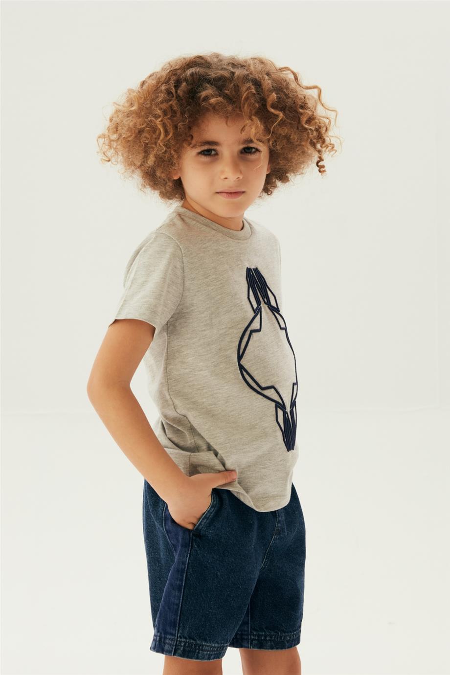 Boy Grey T-Shirt - BgStore