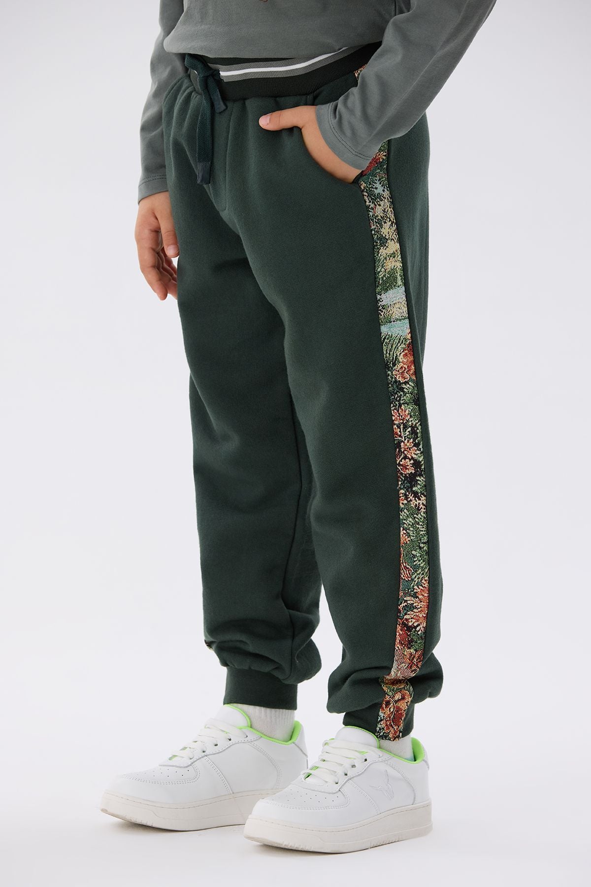 Boy Khaki Tracksuit Bottom - BgStore