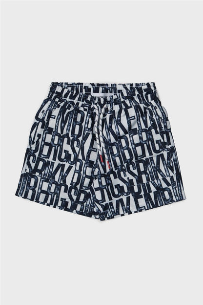 Boy Navy Blue Sea Shorts - BgStore