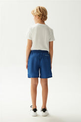 Boy Navy Blue Sea Shorts - BgStore