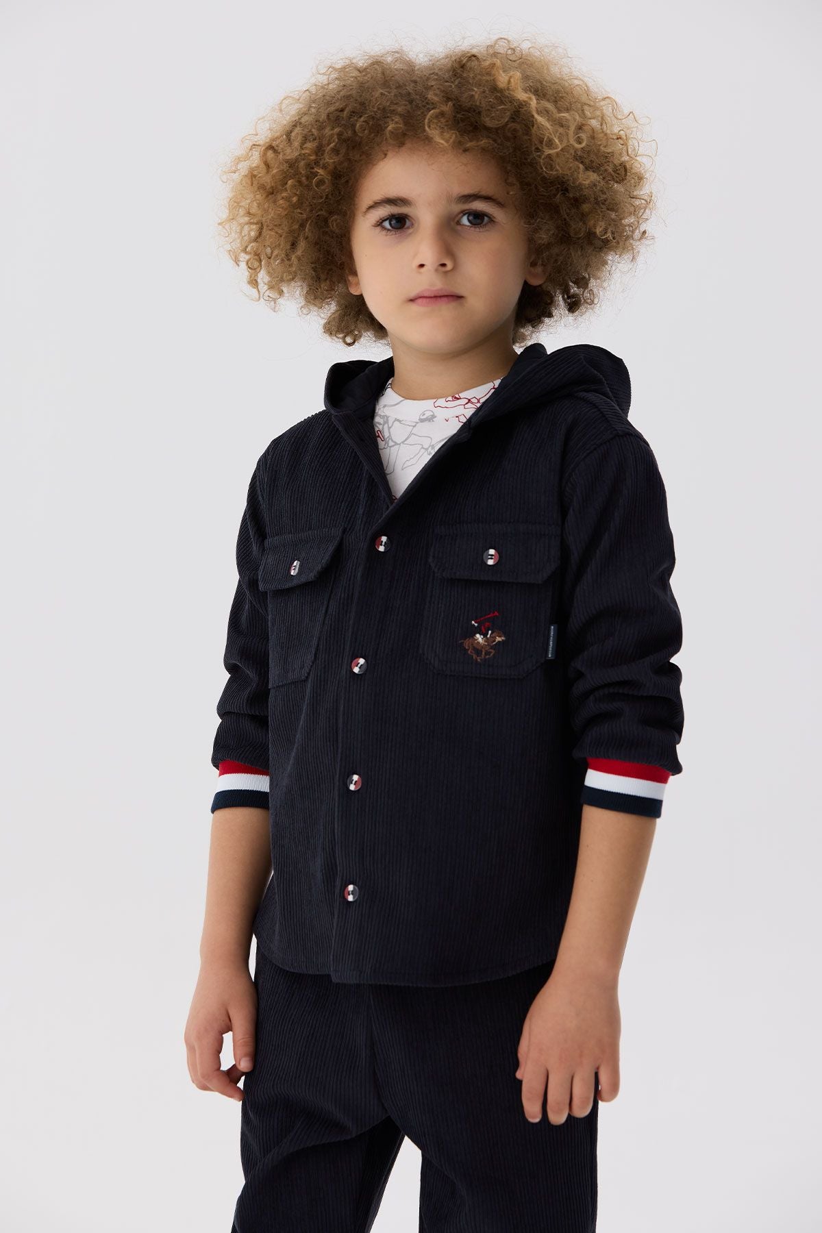 Boy Navy Blue Shirt - BgStore