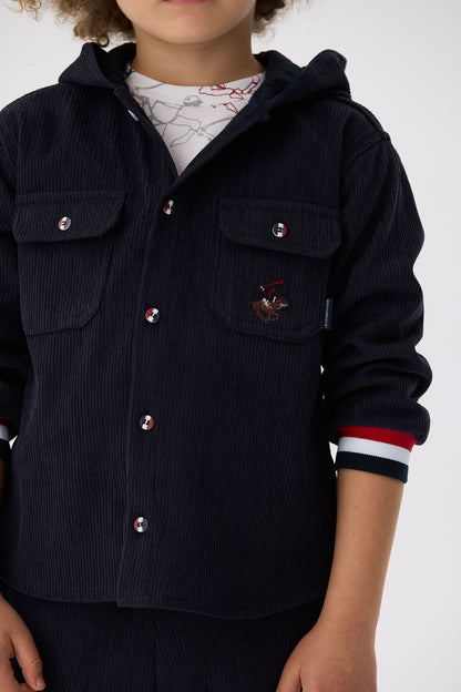 Boy Navy Blue Shirt - BgStore