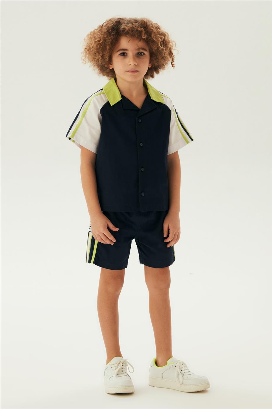 Boy Navy Blue Shirt - BgStore