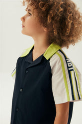 Boy Navy Blue Shirt - BgStore