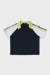 Boy Navy Blue Shirt - BgStore