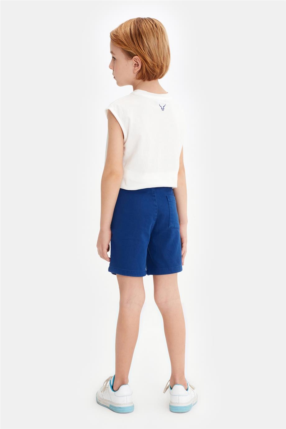 Boy Navy Blue Shorts - BgStore