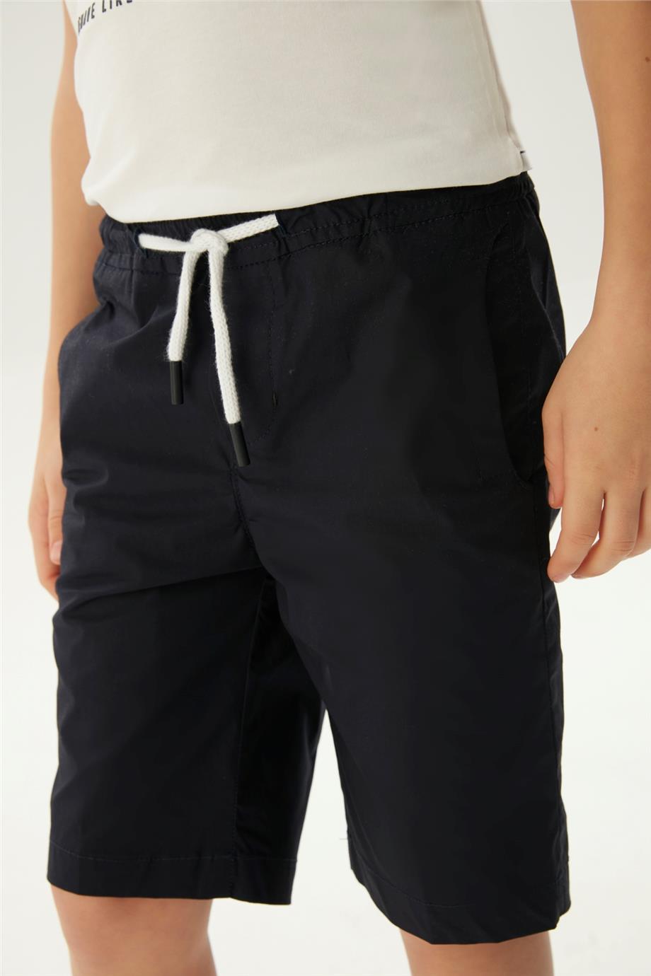 Boy Navy Blue Shorts - BgStore