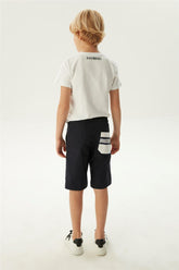 Boy Navy Blue Shorts - BgStore