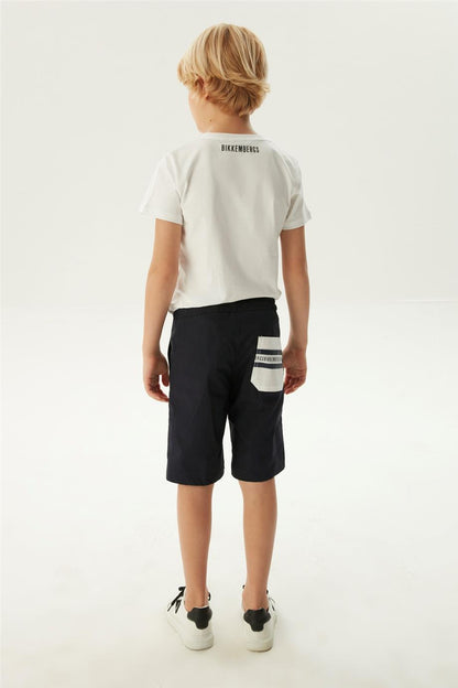 Boy Navy Blue Shorts - BgStore