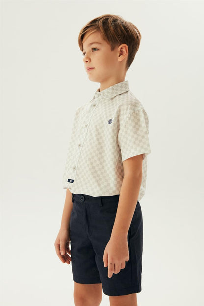 Boy Navy Blue Shorts - BgStore