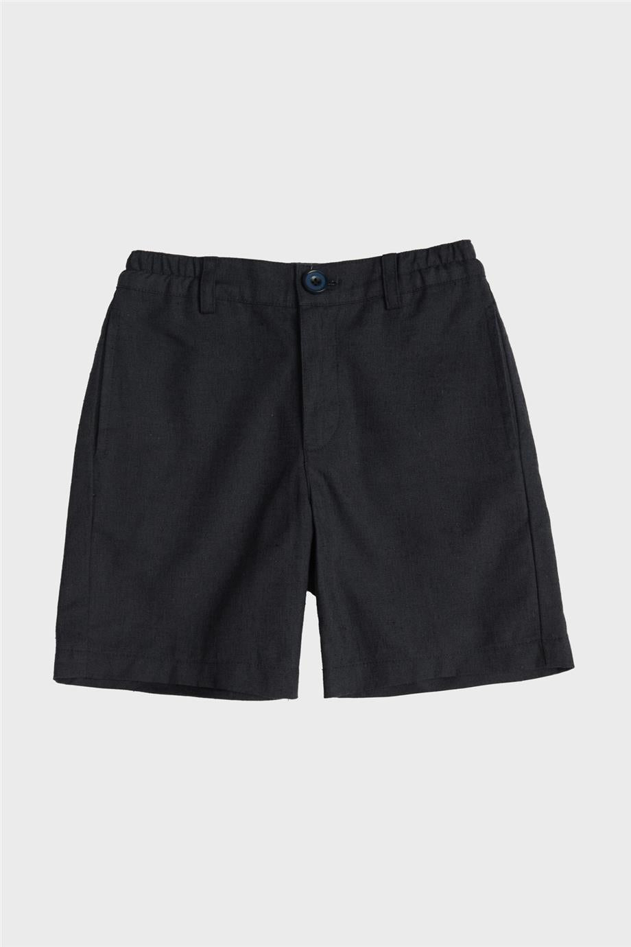 Boy Navy Blue Shorts - BgStore