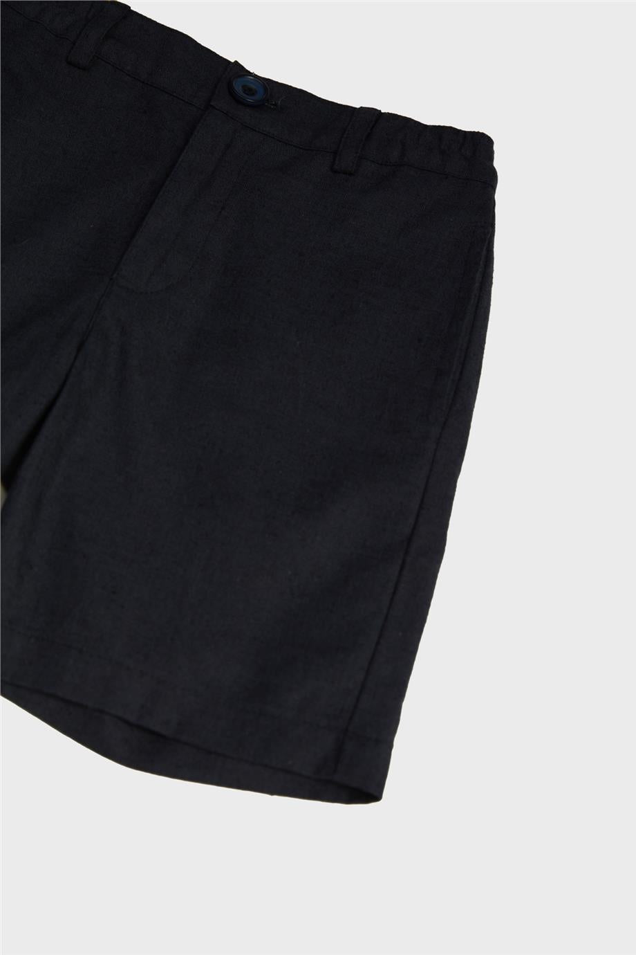 Boy Navy Blue Shorts - BgStore