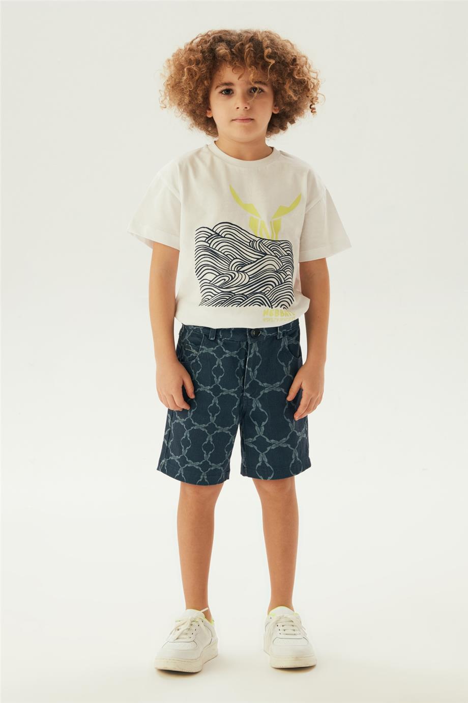 Boy Navy Blue Shorts - BgStore