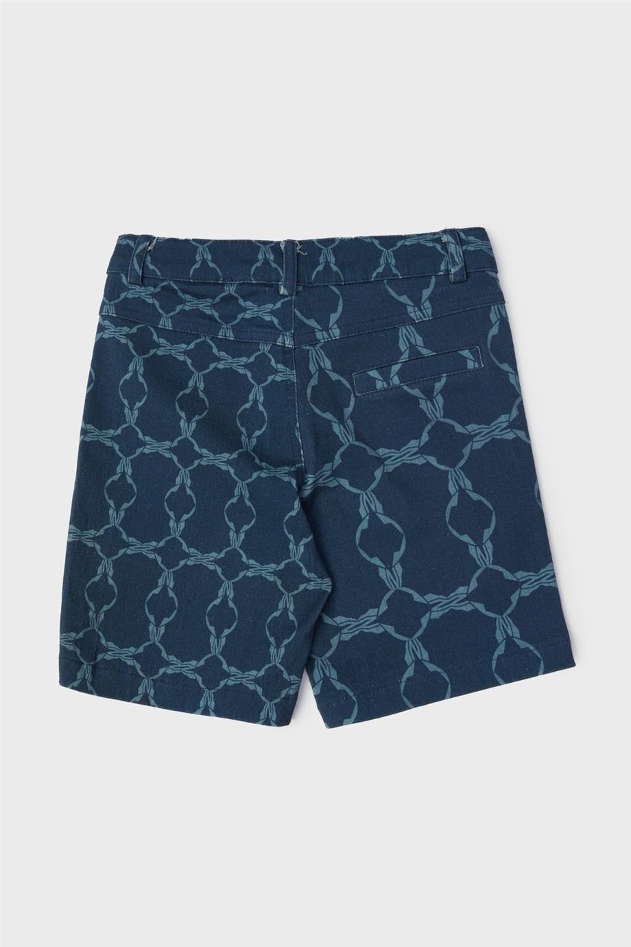 Boy Navy Blue Shorts - BgStore