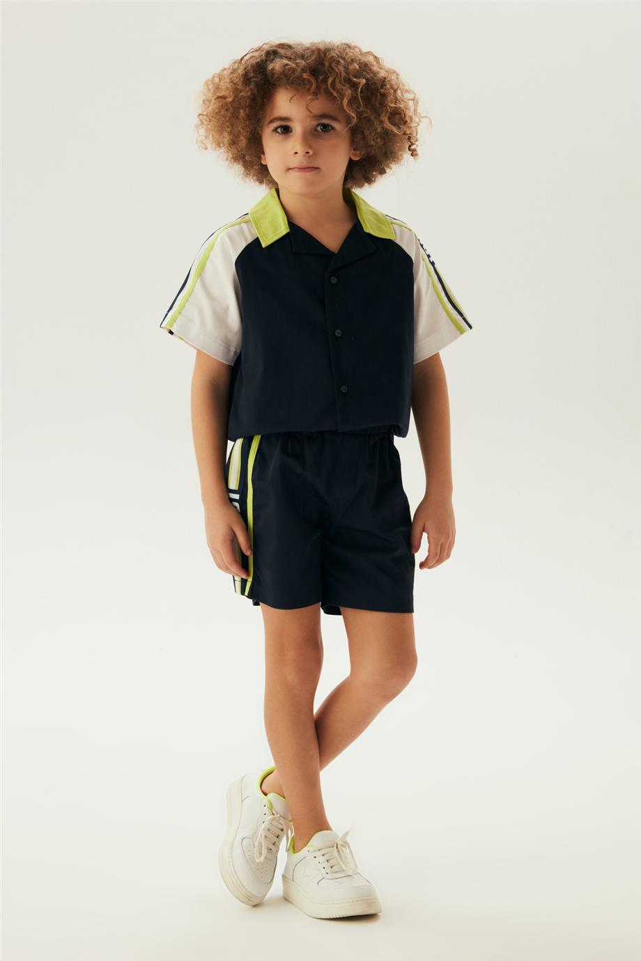 Boy Navy Blue Shorts - BgStore