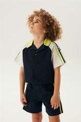 Boy Navy Blue Shorts - BgStore