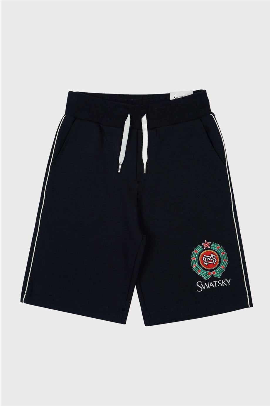 Boy Navy Blue Shorts - BgStore