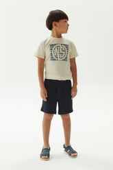 Boy Navy Blue Shorts - BgStore