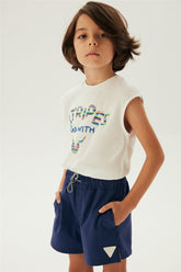 Boy Navy Blue Shorts - BgStore