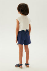 Boy Navy Blue Shorts - BgStore