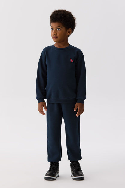 Boy Navy Blue Sweatshirt - BgStore