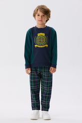 Boy Navy Blue Sweatshirt - BgStore