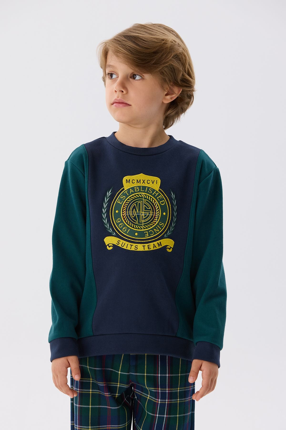 Boy Navy Blue Sweatshirt - BgStore