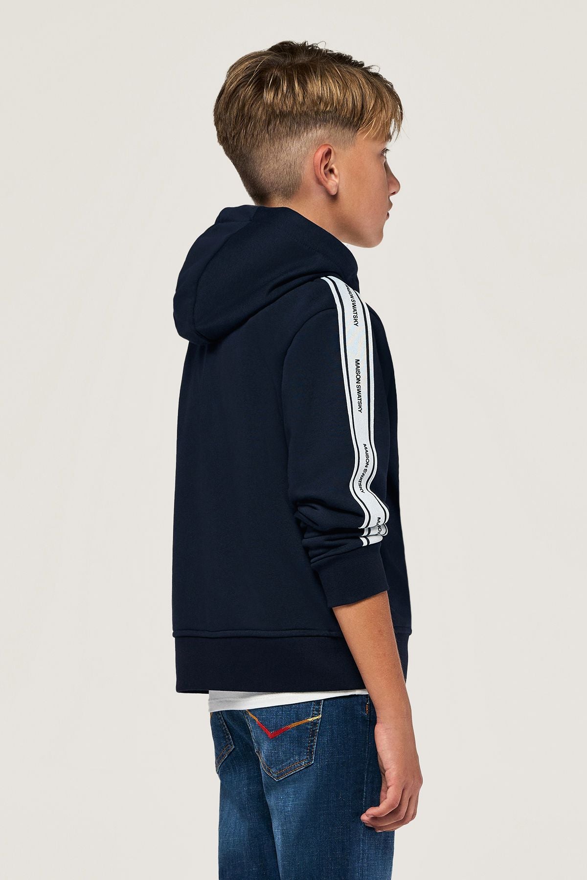 Boy Navy Blue Sweatshirt - BgStore