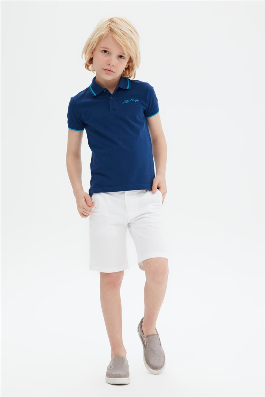 Boy Navy Blue T-Shirt - BgStore