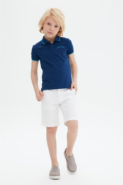 Boy Navy Blue T-Shirt - BgStore