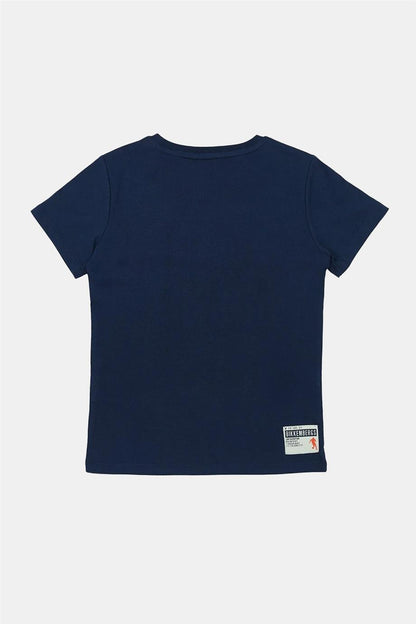 Boy Navy Blue T-Shirt - BgStore