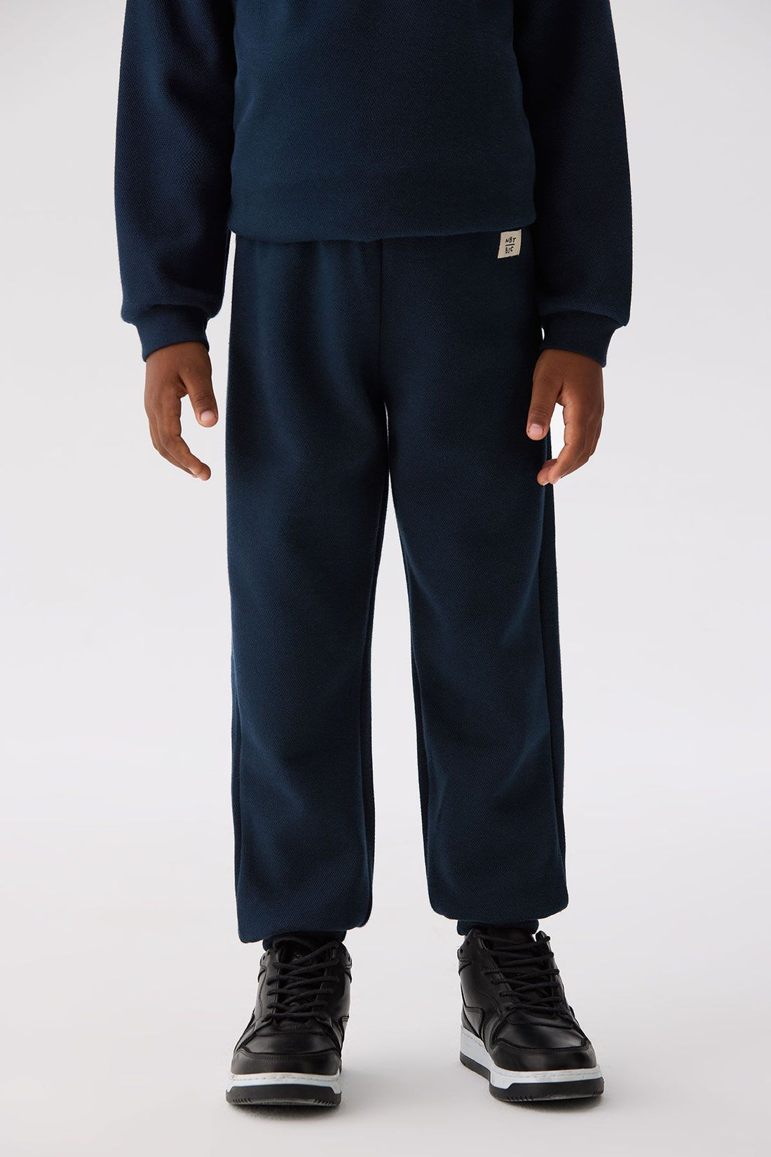 Boy Navy Blue Tracksuit Bottom - BgStore