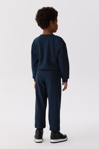 Boy Navy Blue Tracksuit Bottom - BgStore