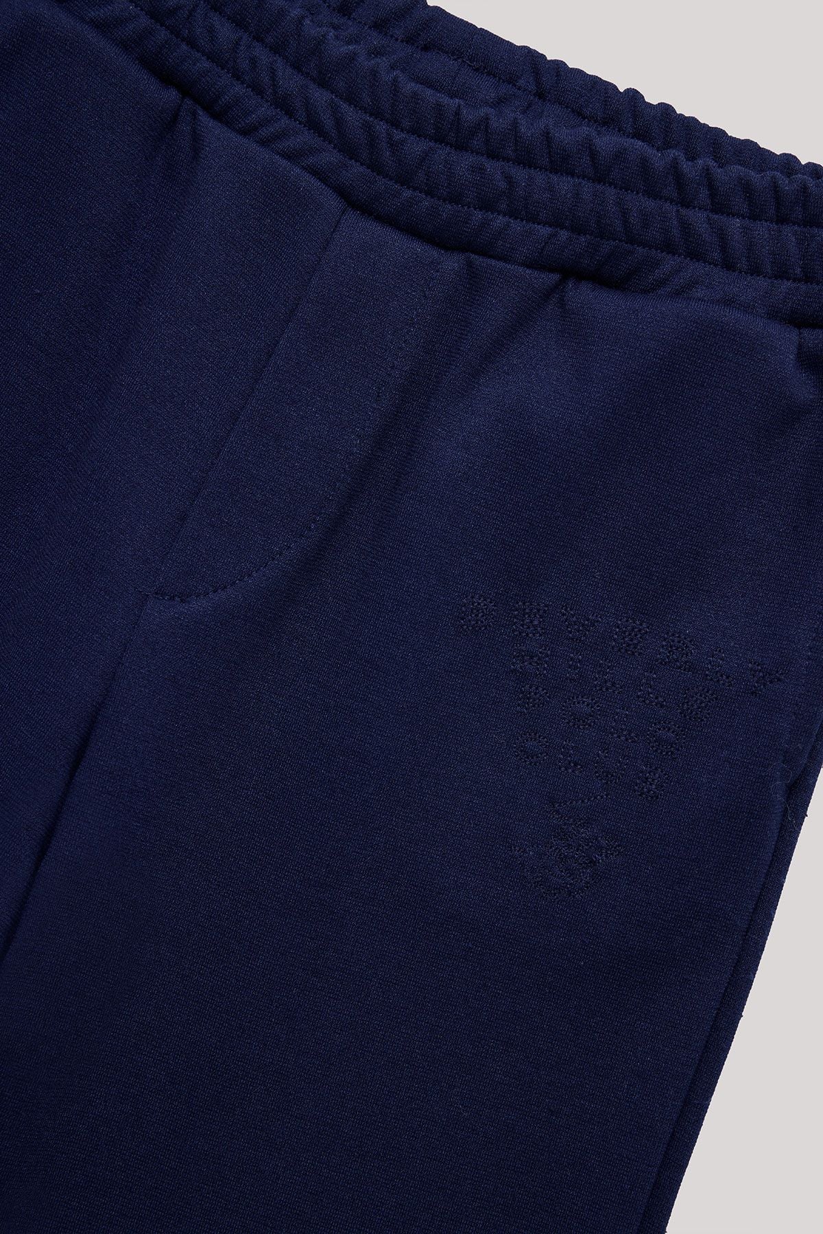 Boy Navy Blue Tracksuit Bottom - BgStore