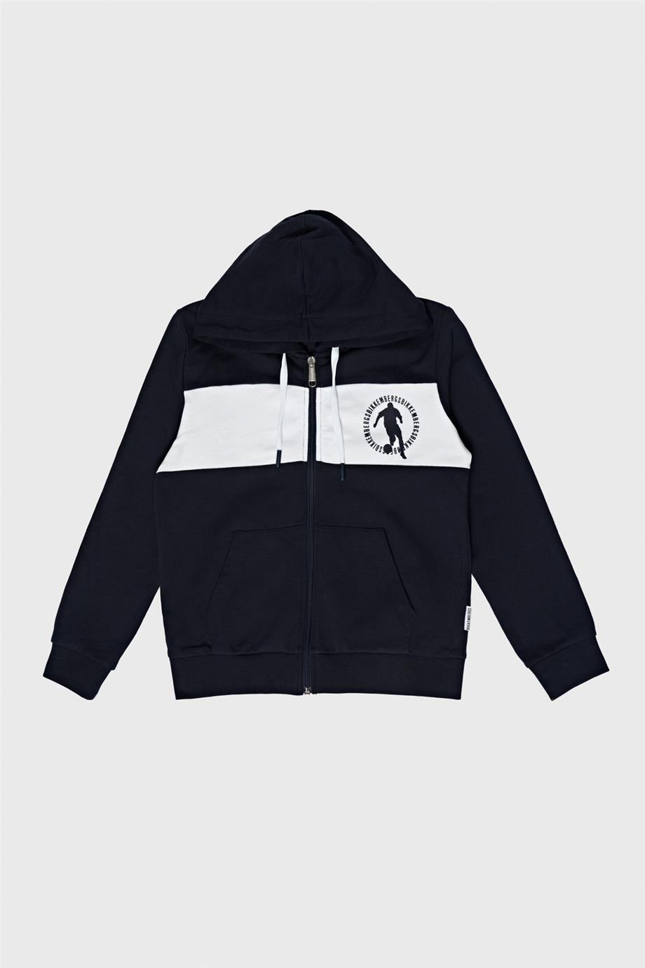 Boy Navy Blue Tracksuit Top - BgStore