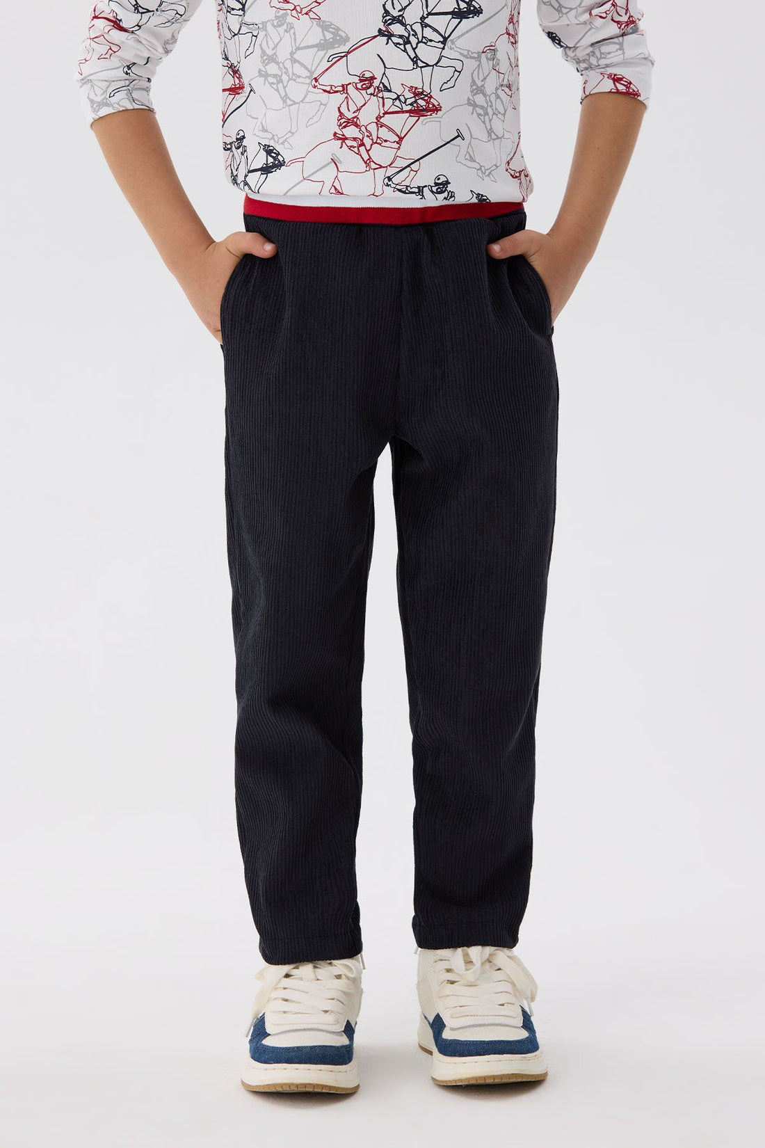 Boy Navy Blue Trousers - BgStore