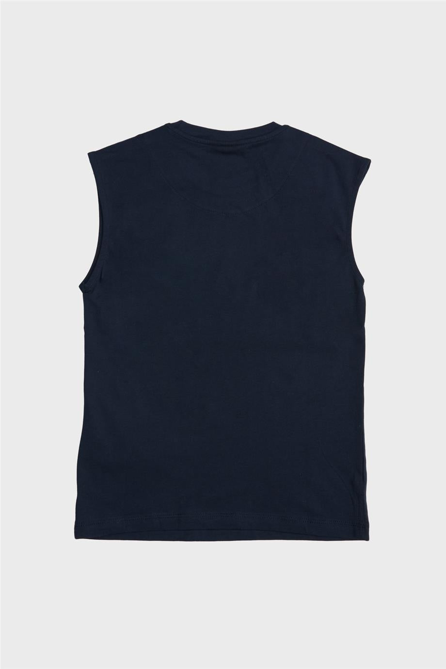 Boy Navy Blue Undershirt - BgStore