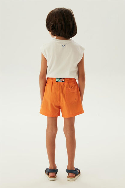 Boy Orange Shorts - BgStore