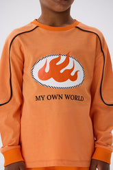 Boy Orange Sweatshirt - BgStore