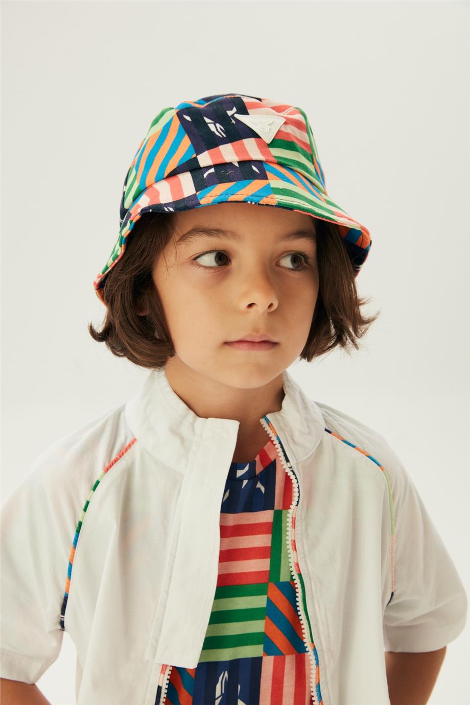 Boy Patterned Hat - BgStore