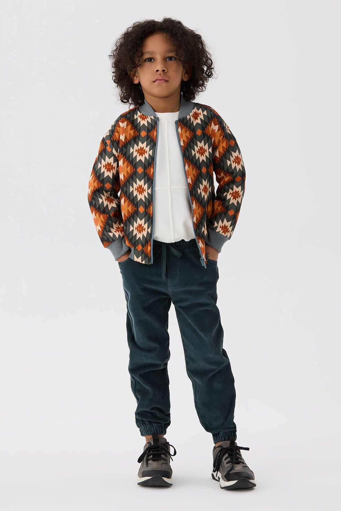 Boy Patterned Jacket - BgStore