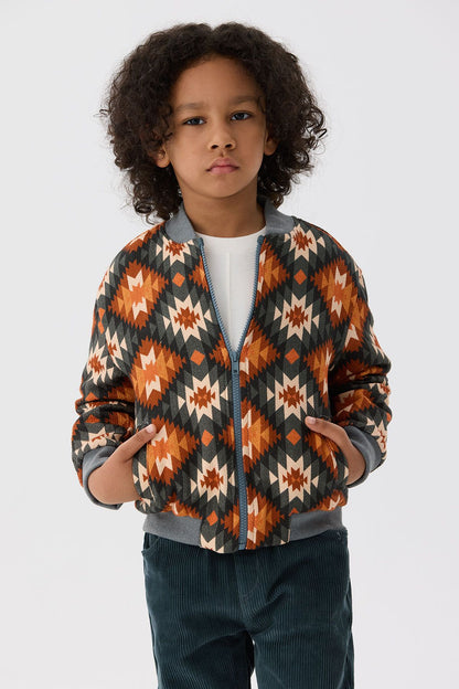 Boy Patterned Jacket - BgStore