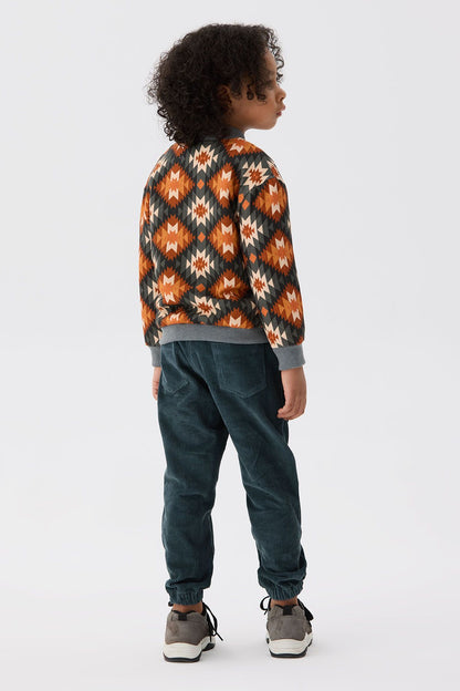 Boy Patterned Jacket - BgStore