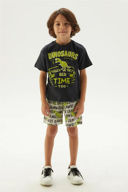 Boy Patterned Pyjama Suit - BgStore