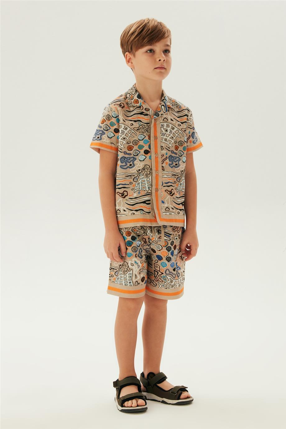 Boy Patterned Shirt - BgStore