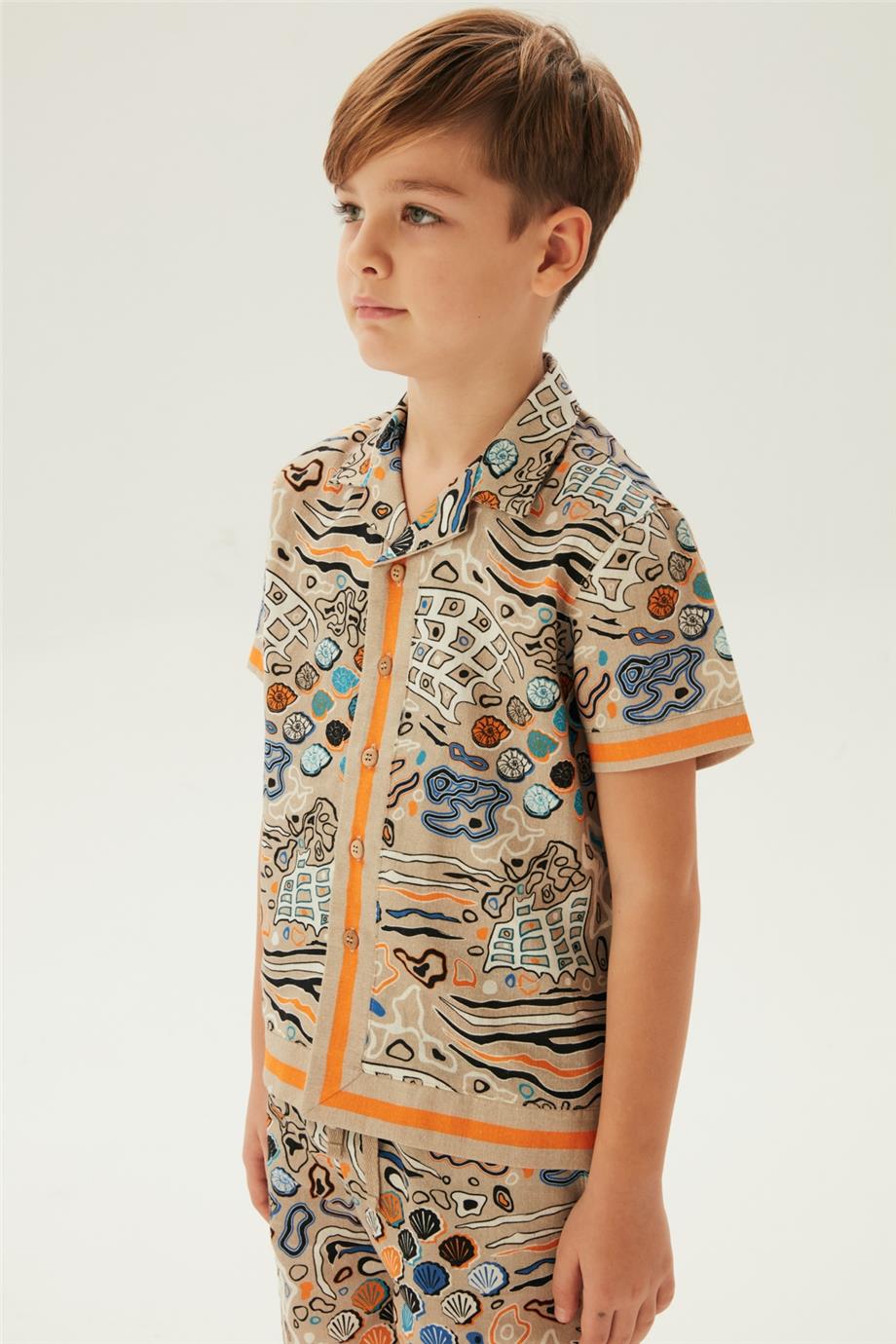 Boy Patterned Shirt - BgStore