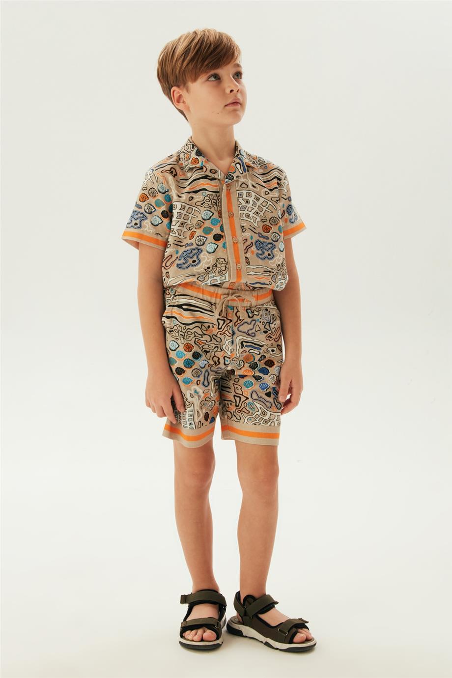 Boy Patterned Shorts - BgStore