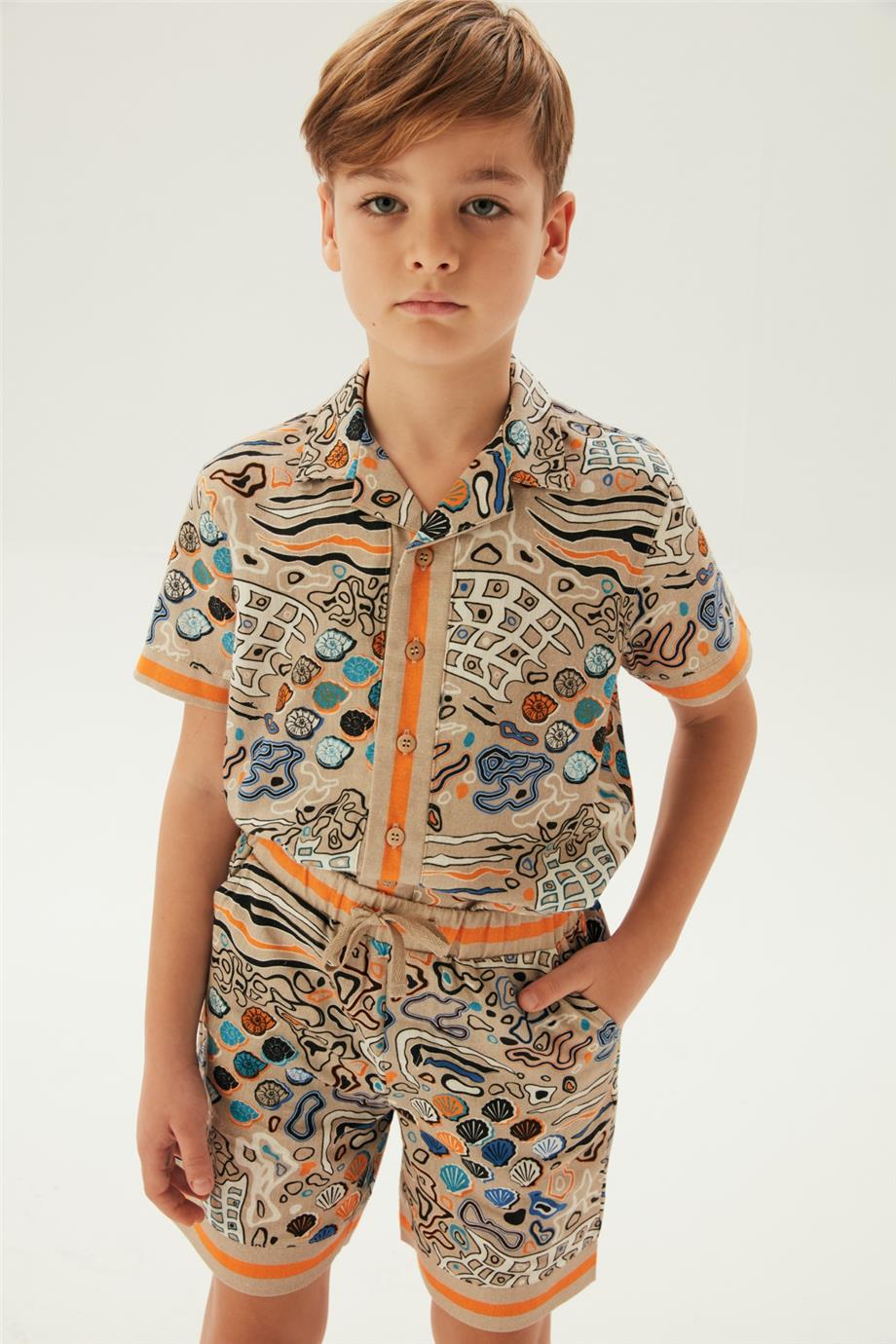 Boy Patterned Shorts - BgStore