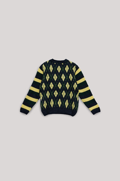 Boy Patterned Sweater - BgStore