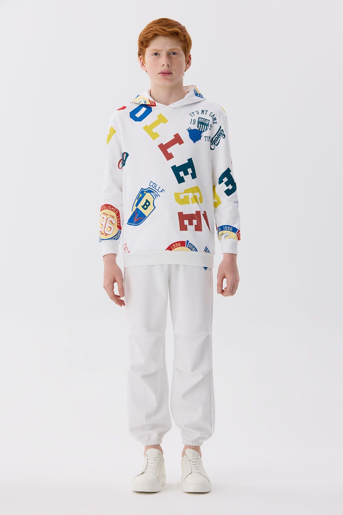 Boy Patterned Sweatshirt - BgStore